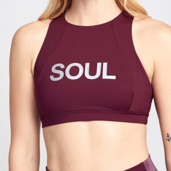 Lululemon soulcycle Free To Be Serene High Neck Sports Bra - Picture 1 of 5